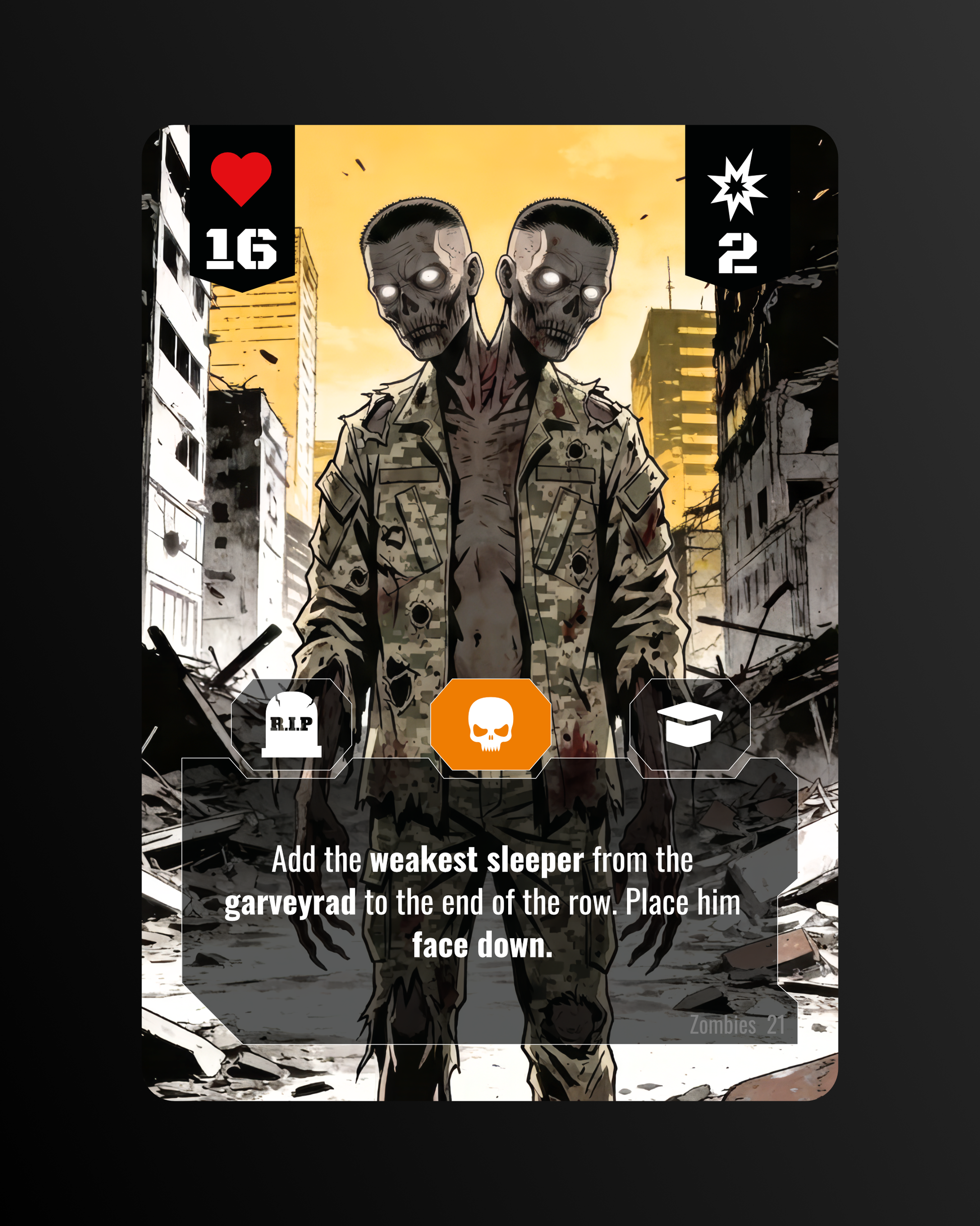 NOAH Zombie Card